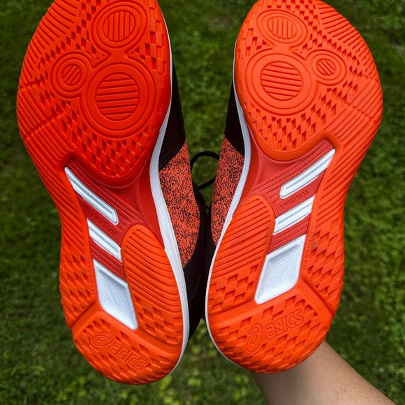 Asics Black and Orange Athletic Shoes main image 5